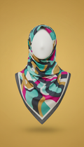 Hijab carré voile menthe intense